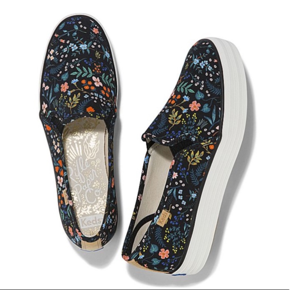 Keds x Rifle Paper Co. Triple Decker Wildwood